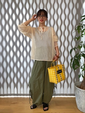 はまち(¨)♡さん（レディース・153cm）の夏コーディネート