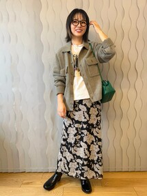 TODAYFUL（トゥデイフル）の「フラワージョーゼットスカート（スカート 