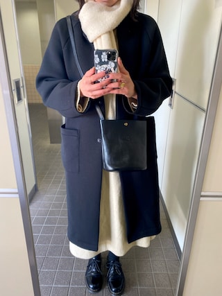 Johnbull（ジョンブル）の「ノーカラーコクーンコート（その他アウター