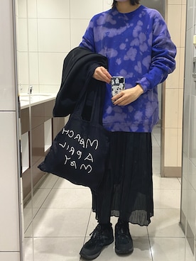 「Johnbull（ジョンブル）のアイテム（その他アウター）」を使った、momo さん（レディース・168cm）の冬コーディネート