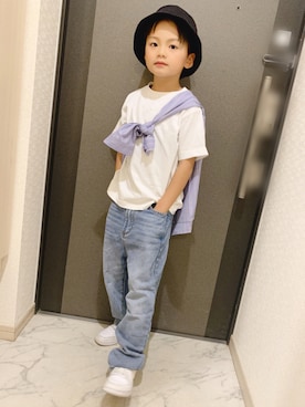 「chaopanic typy」｜ゆいとんさん（キッズ・130cm）の夏コーディネート