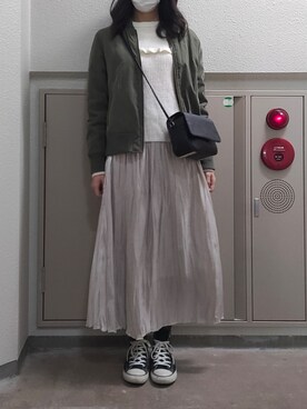 しまむら シマムラ のma 1を使ったレディース人気ファッションコーディネート Wear