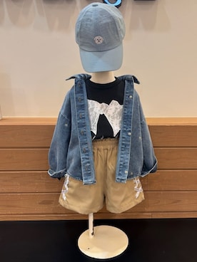 「THE SHOP TK （ザ ショップ ティーケー ）のアイテム」を使った、なかひとさん（レディース・100cm）の冬コーディネート