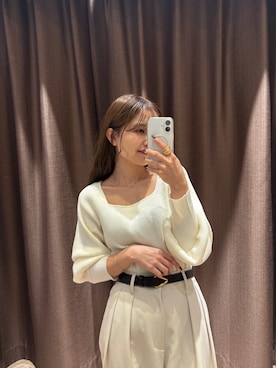 「イエベ春」｜aoiさん（レディース・158cm）の冬コーディネート