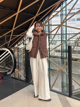 「イエベ春」｜aoiさん（レディース・158cm）の冬コーディネート