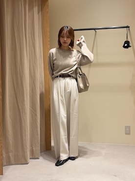 「アイテム（パンプス）」を使った、aoiさん（レディース・158cm）の秋コーディネート