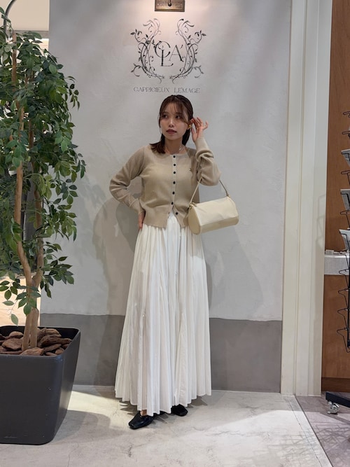 スクエアステッチフラットシューズ（パンプス）｜CAPRICIEUX LE'MAGE