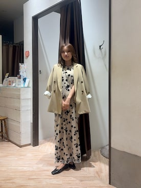 「ウェーブ×イエベ春」｜aoiさん（レディース・158cm）の冬コーディネート