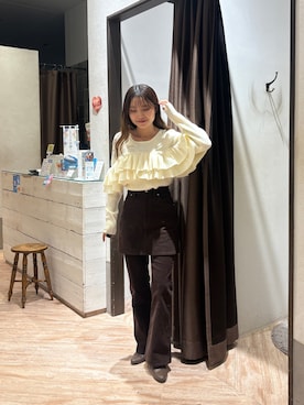 「イエベ春」｜aoiさん（レディース・158cm）の秋コーディネート