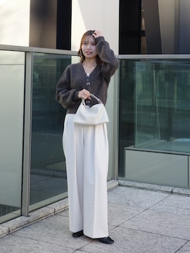 「アイテム（パンプス）」を使った、aoiさん（レディース・158cm）の秋コーディネート