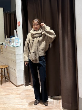 「イエベ春」｜aoiさん（レディース・158cm）の冬コーディネート