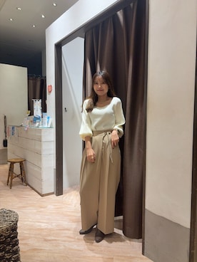 「イエベ春」｜aoiさん（レディース・158cm）の秋コーディネート