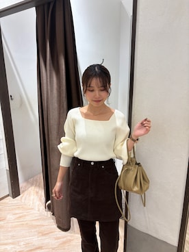 「イエベ春」｜aoiさん（レディース・158cm）の秋コーディネート