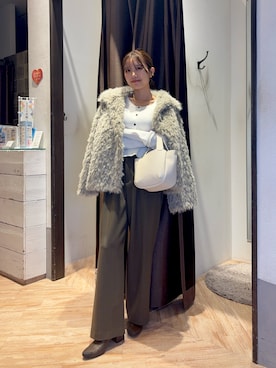 aoiさん（レディース・158cm）の冬コーディネート