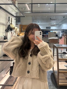 「ウェーブ×イエベ春」｜aoiさん（レディース・158cm）の冬コーディネート