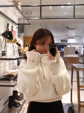 「アイテム（ワンピース/ドレス）」を使った、aoiさん（レディース・158cm）の冬コーディネート