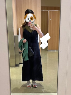 「真夏のアクティブスタイル」｜「アイテム（財布/小物）」を使った、いぬのさん（レディース・157cm）の夏コーディネート