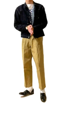 「LENO（リノ）のアイテム」を使った、cohakuさん（メンズ・178cm）の春コーディネート