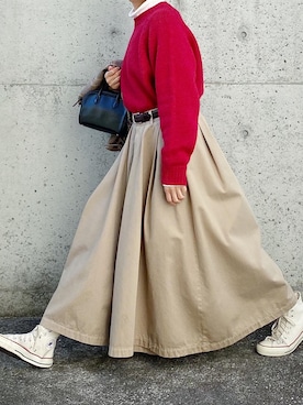 「BATONER（バトナー）のアイテム」を使った、ryo___kaさん（レディース・167cm）の冬コーディネート