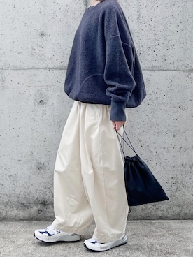 「巾着バッグ」｜ryo___kaさん（レディース・167cm）の秋コーディネート