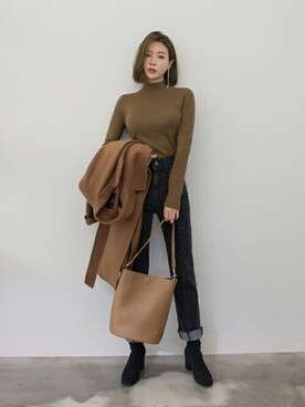 「SECRETLABEL（シークレットレーベル）のアイテム」を使った、SECRET LABELさん（レディース・162cm）の秋コーディネート
