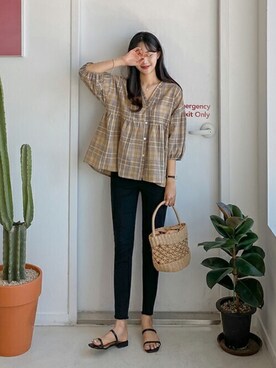 「ファッションの力を信じよう」｜SECRET LABELさん（レディース・162cm）の夏コーディネート