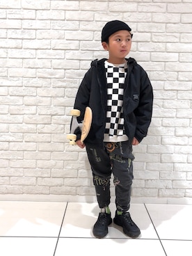 *tM*さん（キッズ・127cm）の冬コーディネート