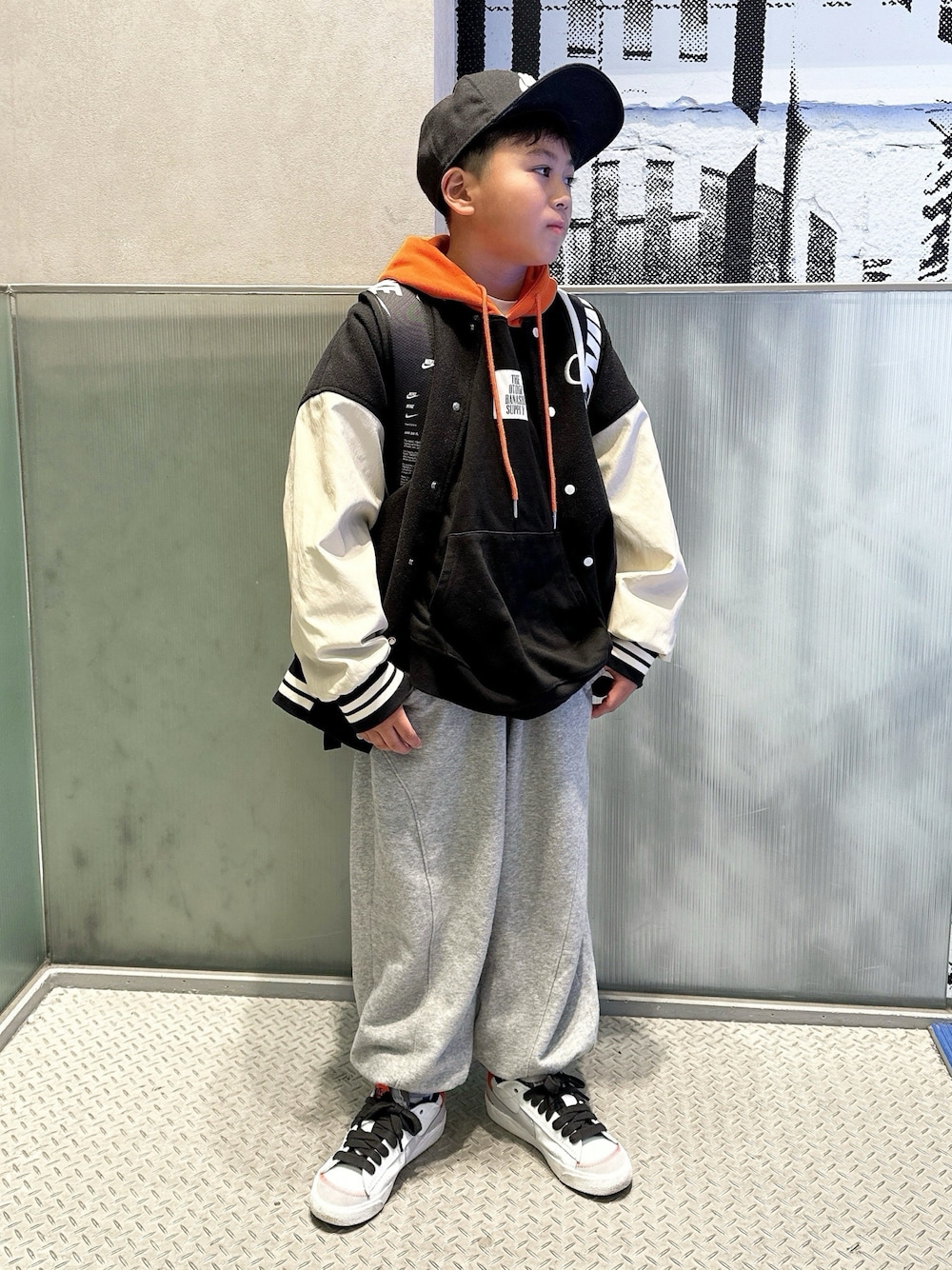 Nike スタジャン グレー/ホワイト90年代 Nike スタジャン グレー/ホワイト NIKE（ナイキ）の「【ヴィンテージ