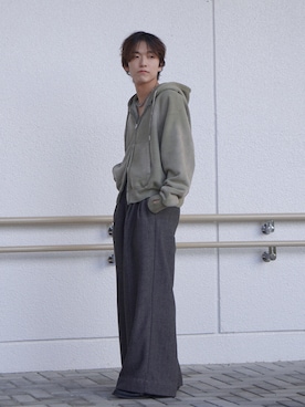 「アイテム（ブーツ）」を使った、Kyoさん（メンズ・168cm）の秋コーディネート