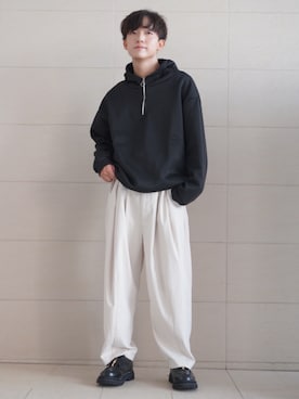 「NEW GENTLEMAN（ニュージェントルマン）のアイテム」を使った、Kyoさん（メンズ・168cm）の秋コーディネート