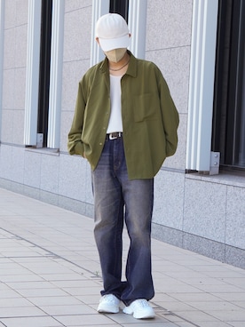 「ADAMASTE（アダマスト）のアイテム（スニーカー）」を使った、Kyoさん（メンズ・168cm）の秋コーディネート