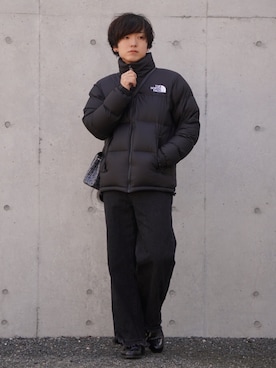 「THE NORTH FACE（ザノースフェイス）のザ・ノース・フェイス メンズダウンジャケット / ヌプシジャケット（ダウンジャケット/コート）」を使った、Kyoさん（メンズ・168cm）の冬コーディネート