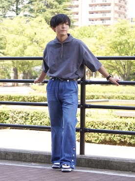 「アツいコーデ全部見せ」｜「アイテム（その他）」を使った、Kyoさん（メンズ・168cm）の夏コーディネート