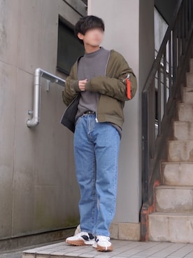 「URBAN RESEARCH Sonny Label（アーバンリサーチサニーレーベル）のアイテム（ジャケット/アウター）」を使った、Kyoさん（メンズ・168cm）の春コーディネート
