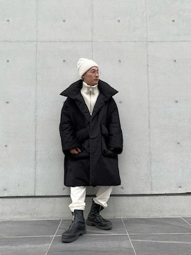 「DIESEL（ディーゼル）のアイテム（その他アウター）」を使った、ダー澤さん（メンズ・165cm）の秋コーディネート