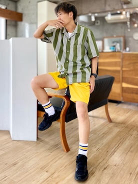 チョキさんさん（メンズ・170cm）の夏コーディネート