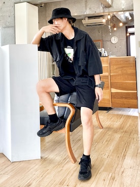 「CERCA（チェルカ）のアイテム」を使った、チョキさんさん（メンズ・170cm）の夏コーディネート