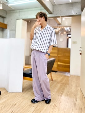 「FEELING MADE（フィーリングメイド）のアイテム」を使った、チョキさんさん（メンズ・170cm）の夏コーディネート