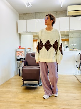 「ベージュコーデ」｜チョキさんさん（メンズ・170cm・40代）の秋コーディネート