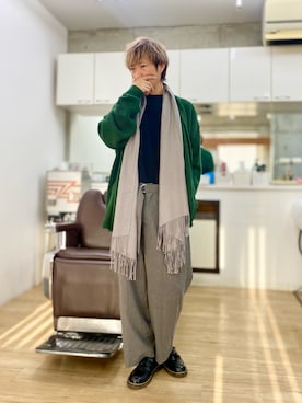 「Adoon plain（アドーンプレーン）のアイテム」を使った、チョキさんさん（メンズ・170cm・40代）の冬コーディネート