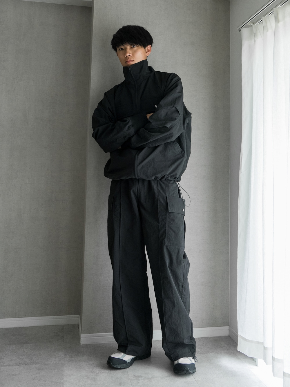 Suzu｜Nanmo.のナイロンジャケットを使ったコーディネート - WEAR