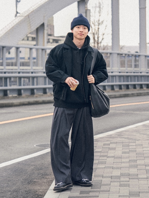CAHLUMN/カウラム Wool Rib Watch Cap/ウールリブ ワッチ