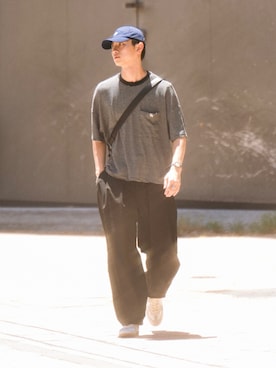 「COLIN（コリン）のアイテム」を使った、Suzuさん（メンズ・181cm）の夏コーディネート