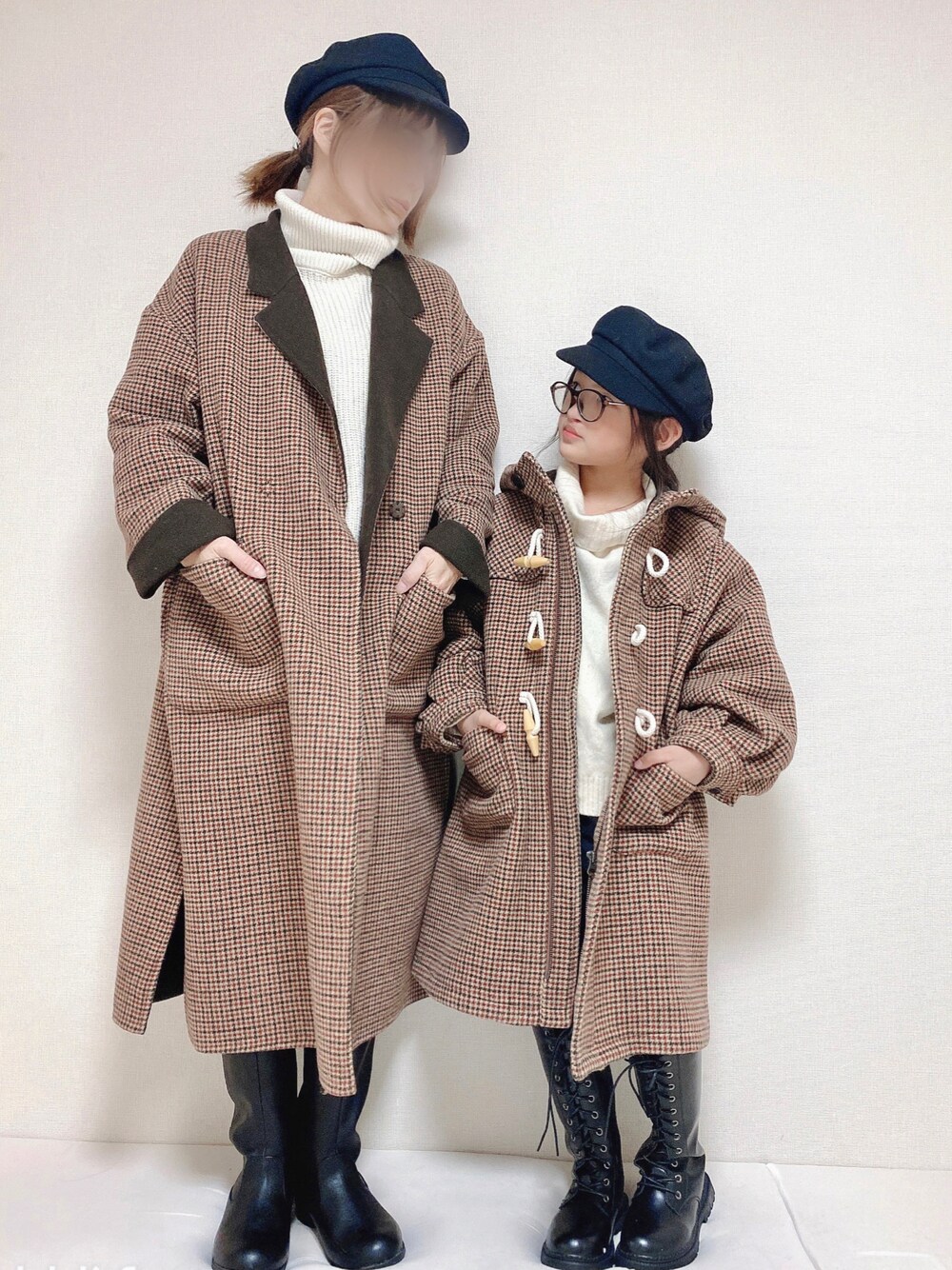 haruhinaさんの「Ｗフェイスダッフルコート　944845（LOWRYS FARM）」を使ったコーディネートの1枚目の写真