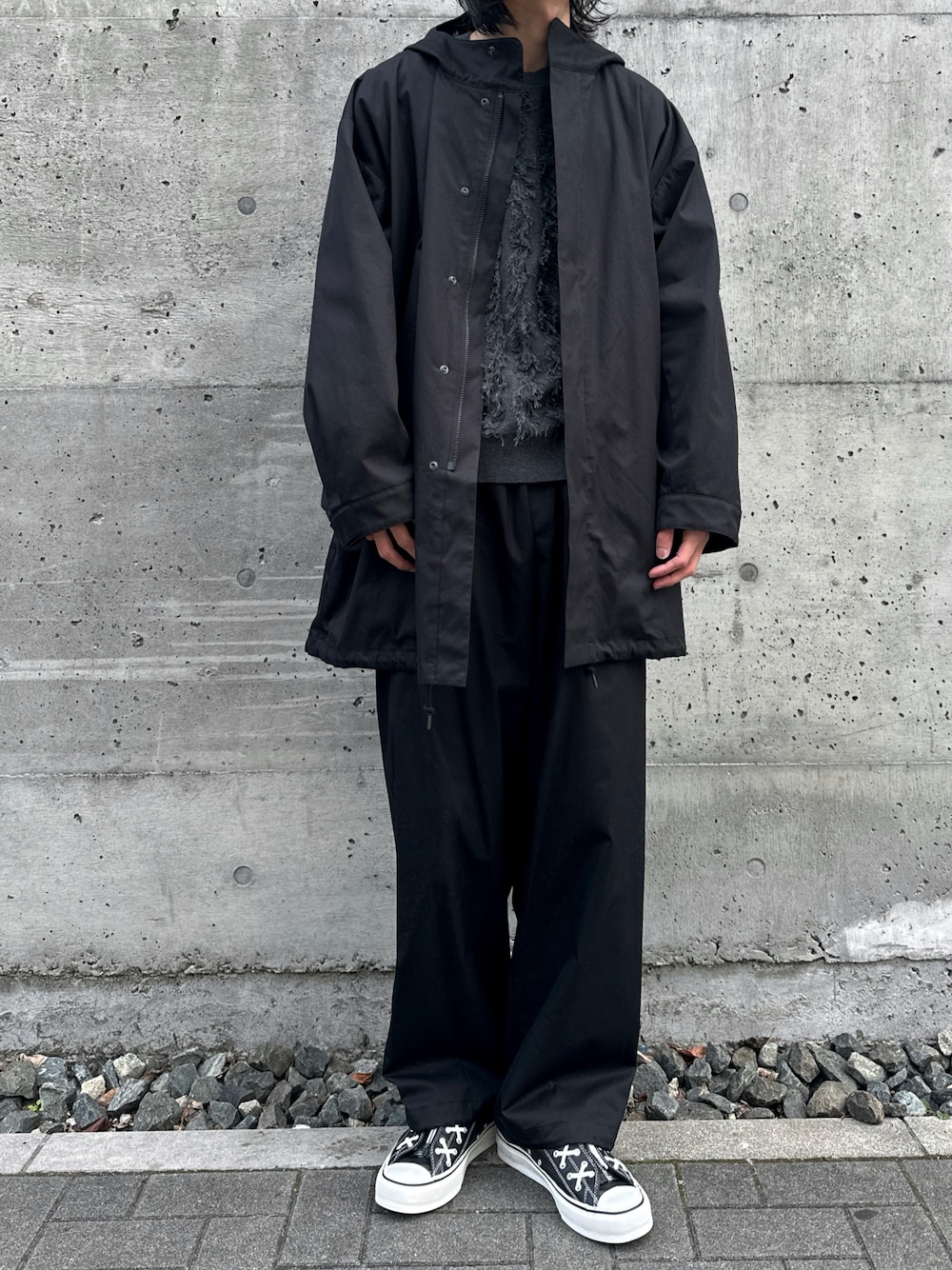 LAD MUSICIAN 19AWダークグリーン ビッグモッズコート サイズ42 LAD MUSICIAN 19AWダークグリーン ビッグモッズコート サイズ42