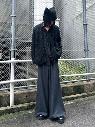 トップス LAD MUSICIAN BIG ROSE BIG SHIRT 1731829502_320.jpg
