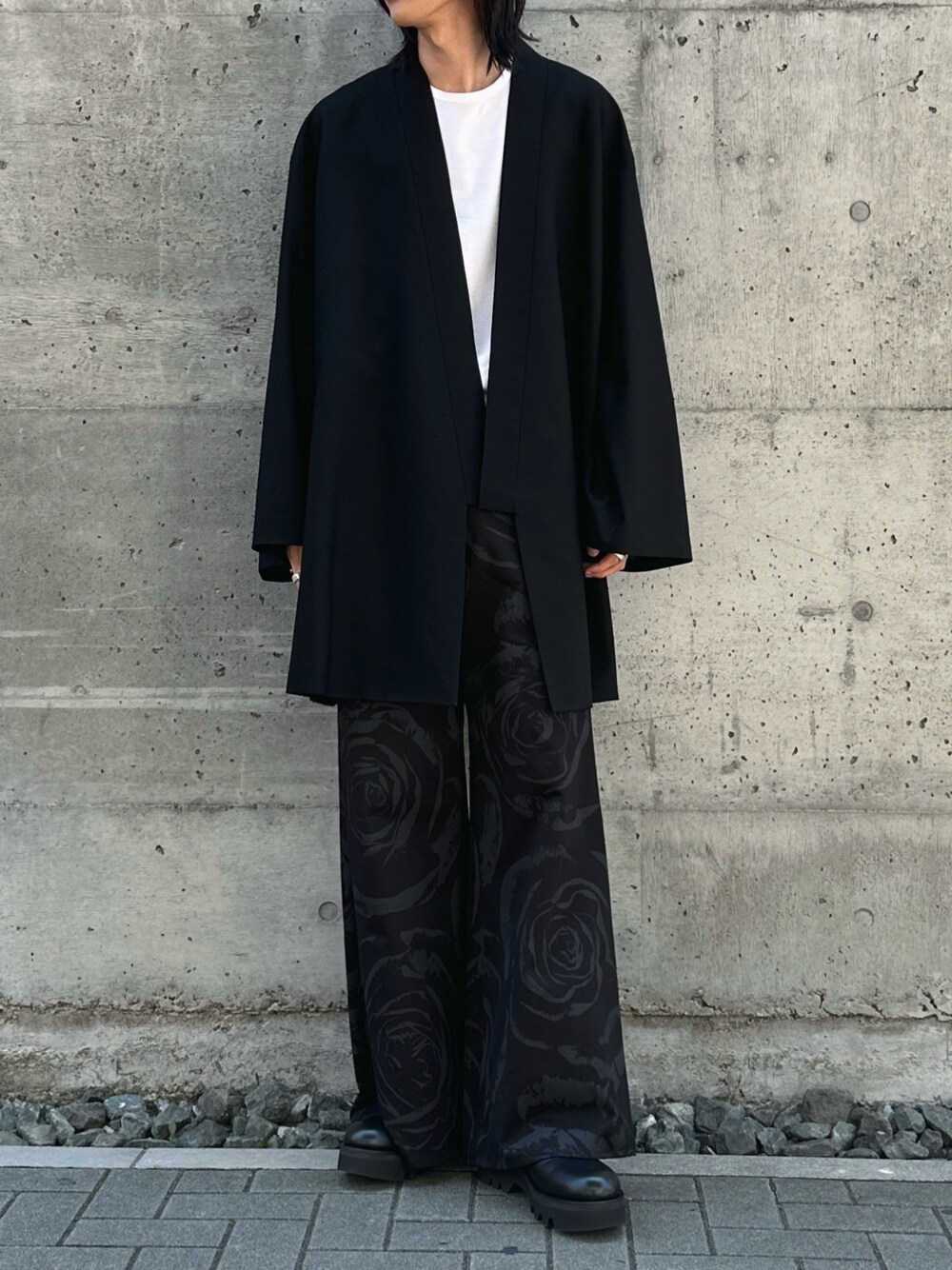 パンツ LAD MUSICIAN BIG ROSE WIDE FLARE SLACKS LAD MUSICIAN（ラッドミュージシャン）の「BIG ROSE WIDE FLARE