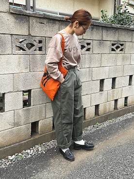 「zucca」｜「アイテム（スウェット）」を使った、yukariさん（レディース・168cm）の秋コーディネート