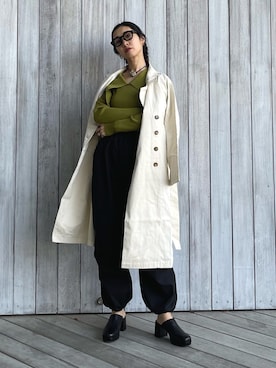 「Lee」｜「アイテム（ジャケット/アウター）」を使った、yukariさん（レディース・168cm）の春コーディネート