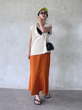 「A.EMERY（エーエメリー）のアイテム」を使った、yukariさん（レディース・168cm）の夏コーディネート